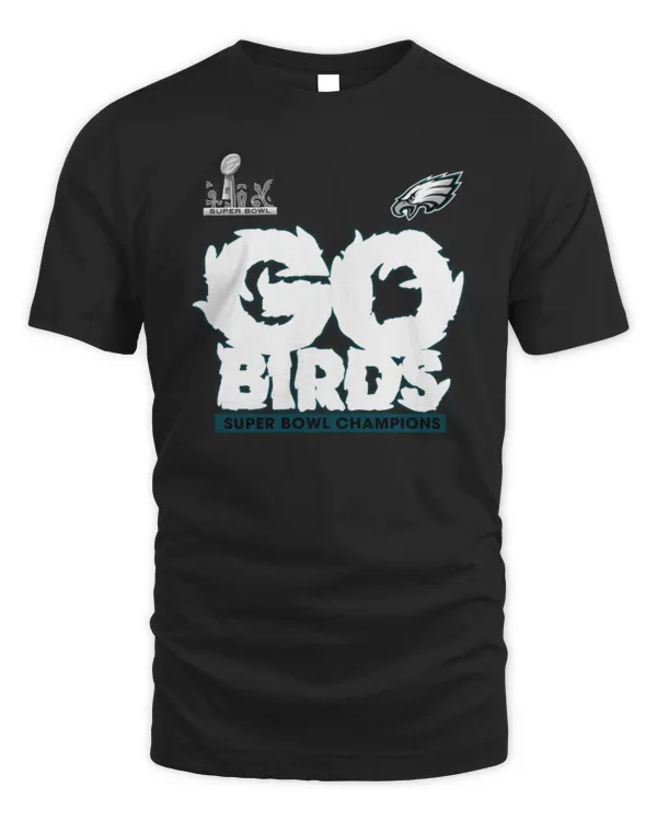 New Eagles Merch Philadelphia Eagles SuperBowl LIX Champs Go Birds Shirt