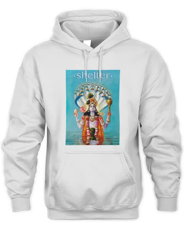 New Official Shelter Band Merch Vishnu In The Lake Hoodie