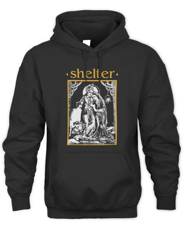 New Official Shelter Band Merch Radha Krishna Indigo Hoodie