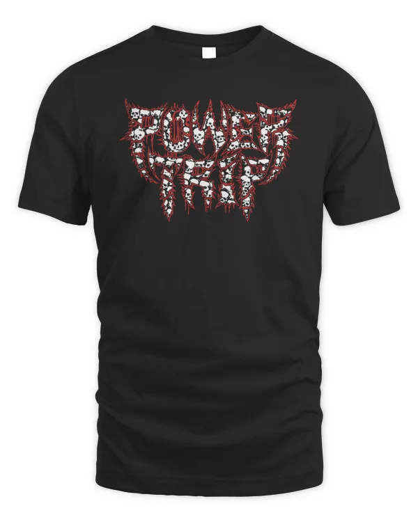 New Official Power Trip Band Merch Power Trip Skull Logo Hoodie