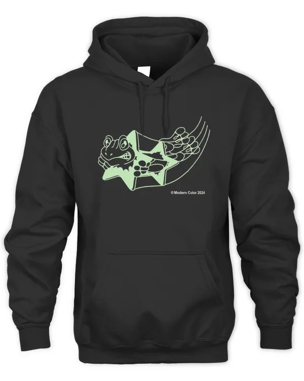 New Modern Color Band Merchandise Star Frog Hoodie