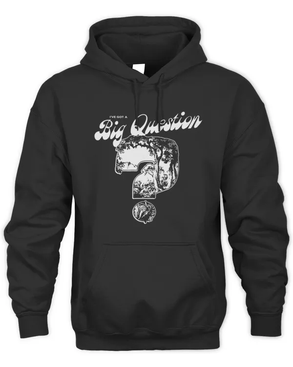 New Modern Color Band Merchandise Big Question Hoodie
