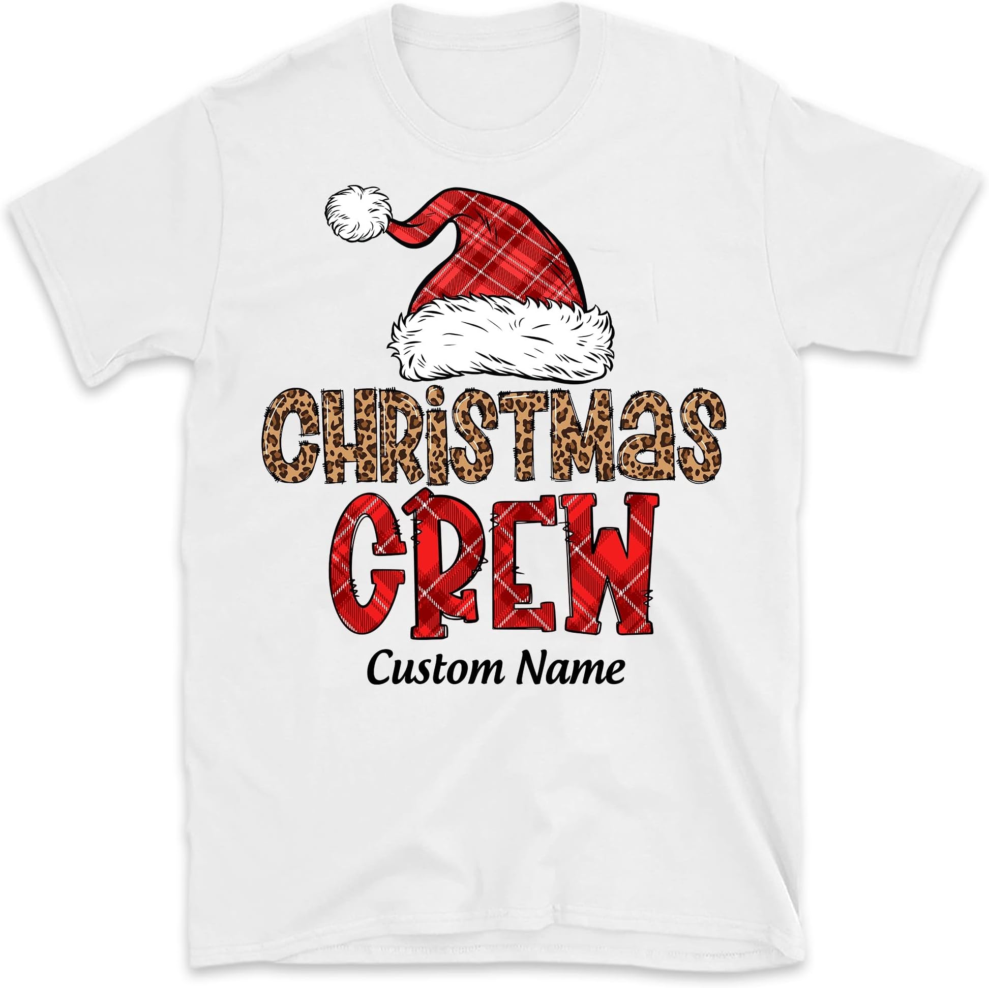 TEEDIYCustom Christmas Crew Shirts, Christmas Family Shirts, Christmas Party Shirts, Matching Christmas Holiday Shirts Multicolored