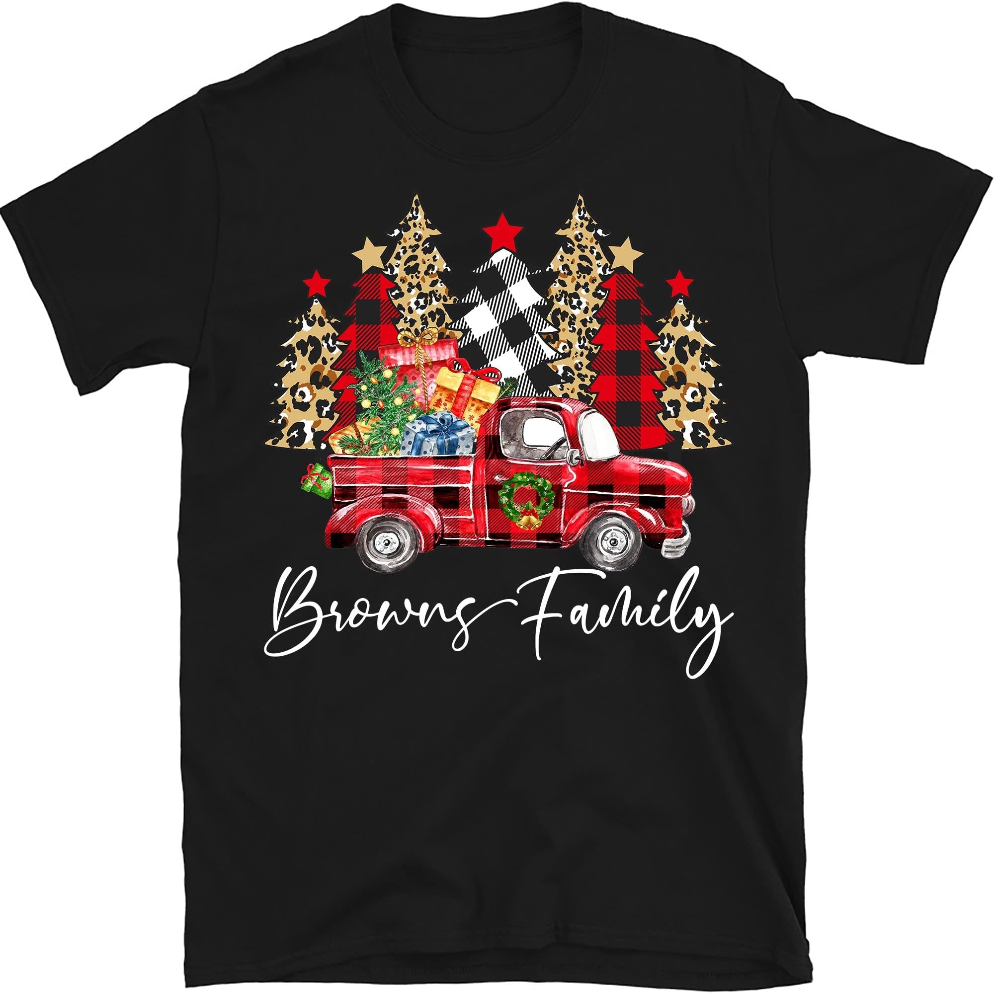 TEEDIYCustom Christmas Family Tee, Custom Family Shirts, Merry Xmas Shirt, Christmas 2021 Shirt, Family Matching Tees, Xmas T-Shirt Multicolored