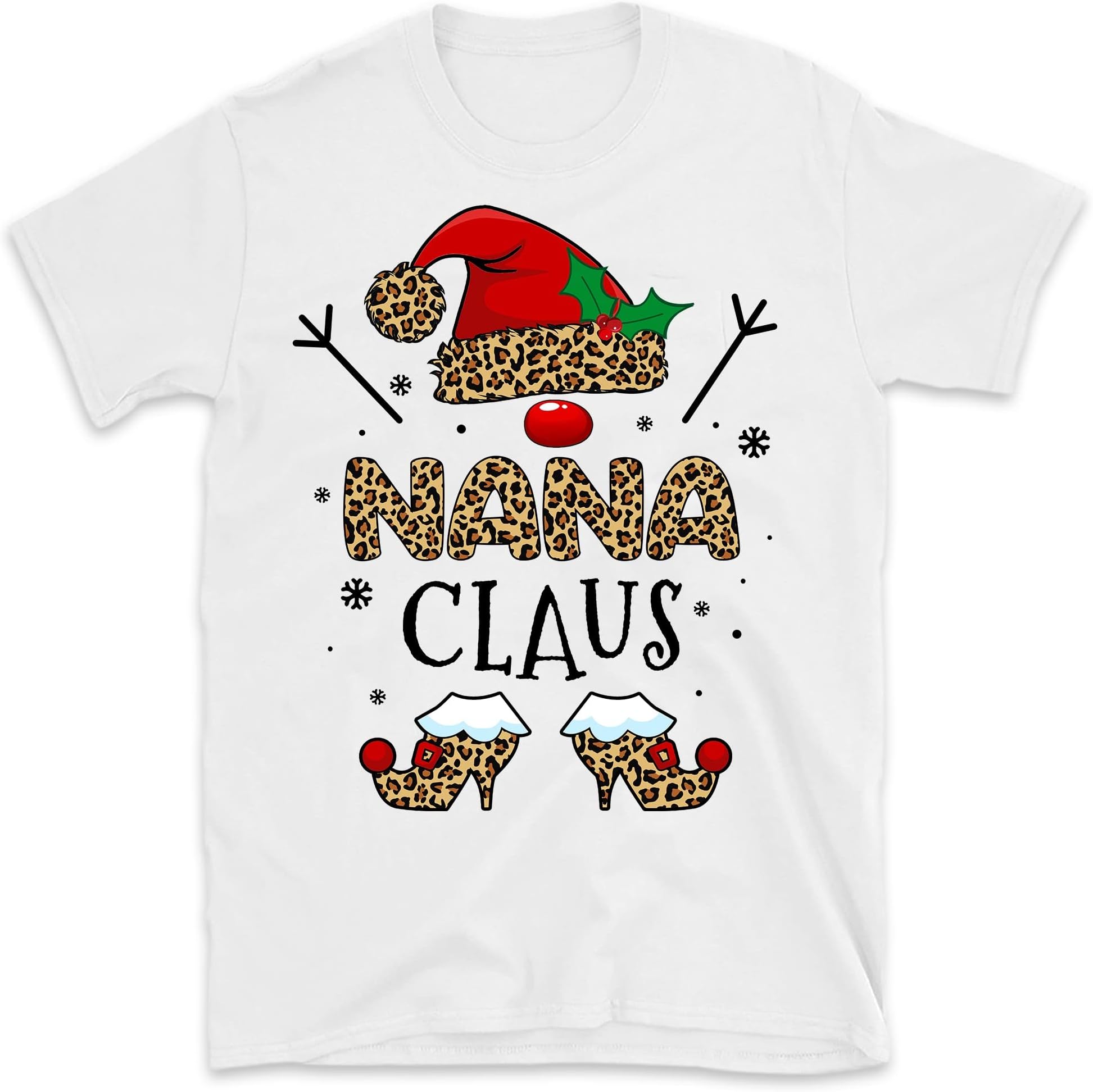 TEEDIYChristmas Claus Grandma Grandpa Mom Dad Brother Sister Personalized Shirt