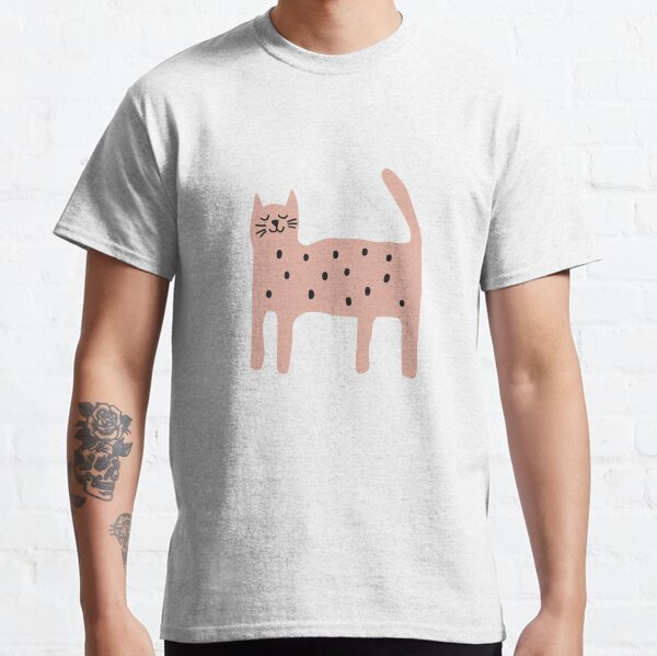 Pink Cute Cat Classic T-Shirt