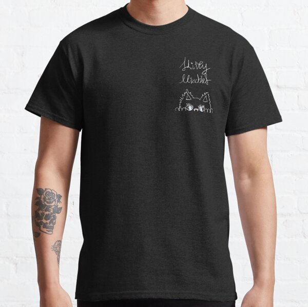 Kitty Mischief Design 6 (on Black) Classic T-Shirt