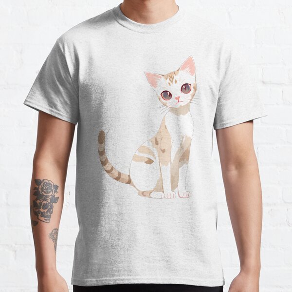 Cute smile tabby cat Classic T-Shirt