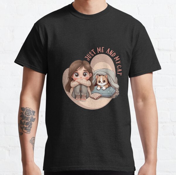 Adorable cat and me  Just me and my cat Meowwww! Classic T-Shirt