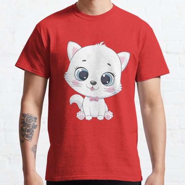 Cute little kitty, kitty, cute kitty, cute little kitty, little kitty, cute cat, cute, little cat, cat, little, cute little cat, Classic T-Shirt