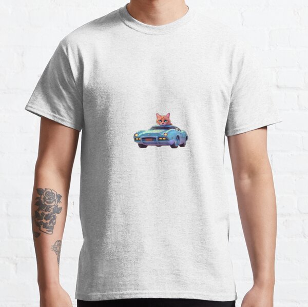 Cat Raid for Car  Classic T-Shirt