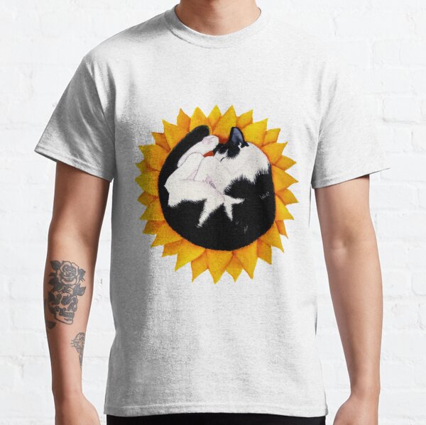 Sunflower Cat Classic T-Shirt