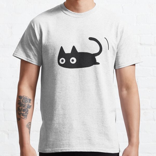 Black Cute Cat Classic T-Shirt