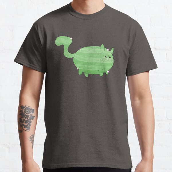 Cute Watermelon Cat Classic T-Shirt