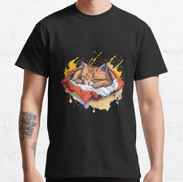 Cute anime kitten, Cat Illustration Classic T-Shirt