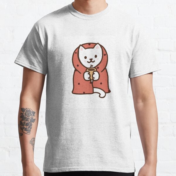 Cute cat with mug Classic T-Shirt