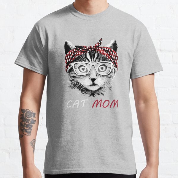 Funny Cat Mom Design For Fur Lover Classic T-Shirt