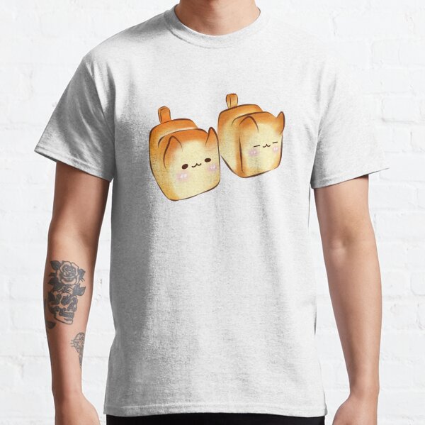 Harajuku Fluffy Freshly Baked-Bread Cutie Kitty Bread Kawaii,Japanese-Styled Inspired Design Classic T-Shirt