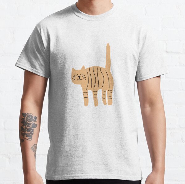 Orange Cute Cat Classic T-Shirt