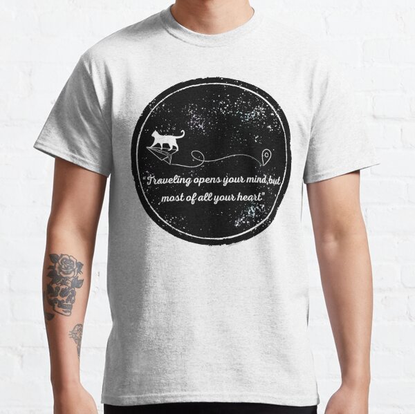 Cat traveling  Classic T-Shirt