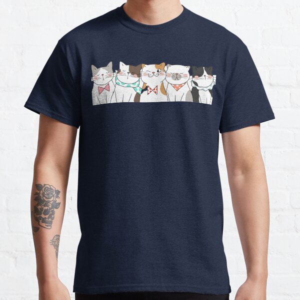 Lovely Cute Cat Friends Classic T-Shirt