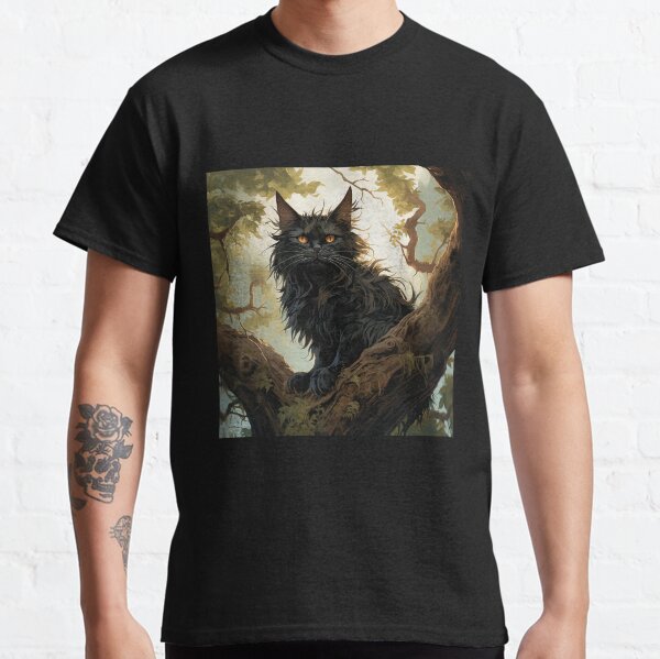 Cute Black cat Classic T-Shirt
