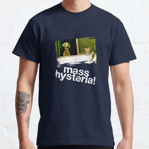 Dogs and cats living together Mass hysteria! Classic T-Shirt