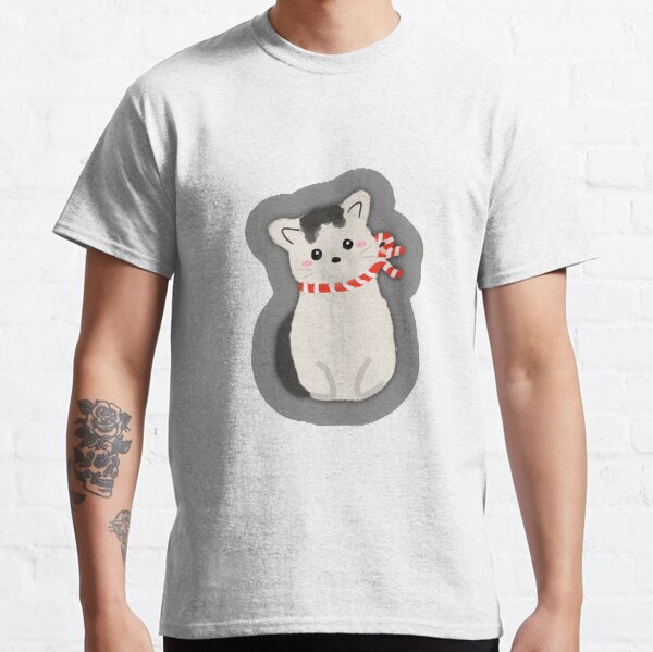 Grey cute cat design  Classic T-Shirt