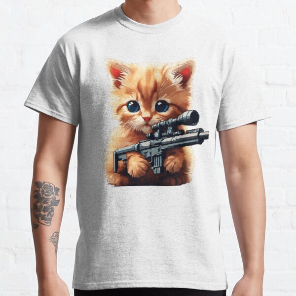 Cat Gunner Classic T-Shirt