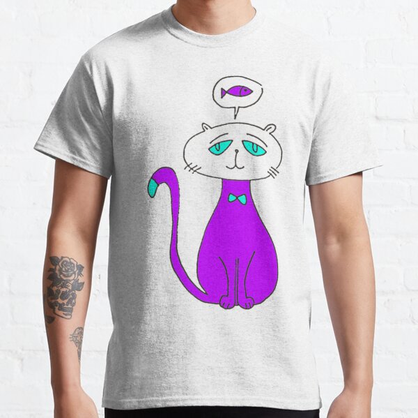 Cute Cat Hungry Classic T-Shirt