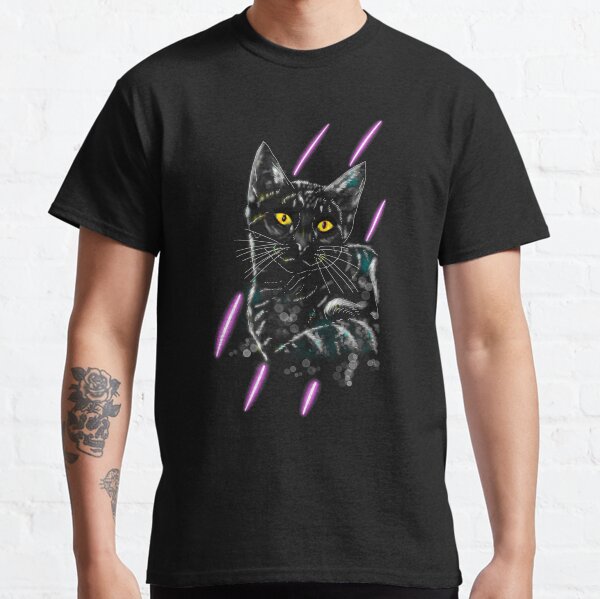 Cat Lightning Graphic T-Shirt Classic T-Shirt