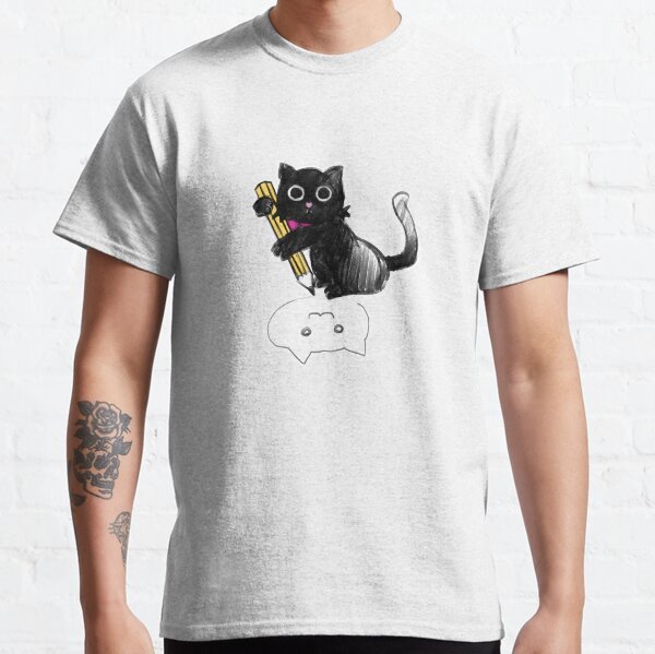 Cat draws a cat Classic T-Shirt