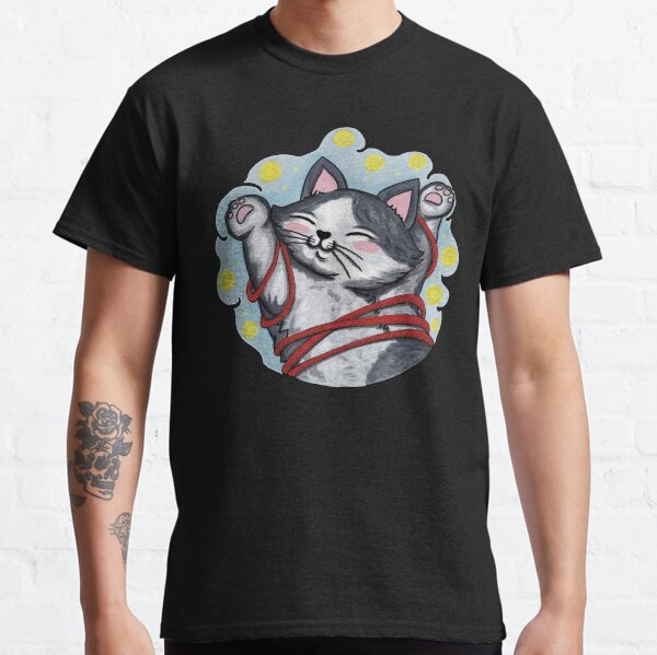 Cat playing Classic T-Shirt