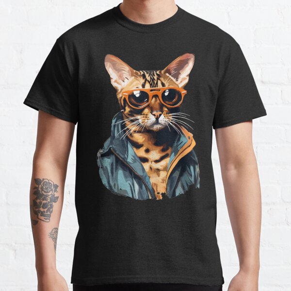 Street-Style Bengal Cat Edition,Cat Lovers Classic T-Shirt