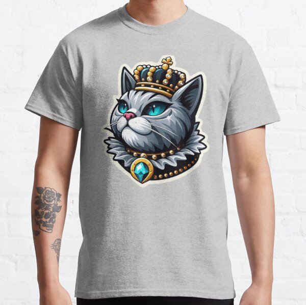 Queen cat cute Classic T-Shirt