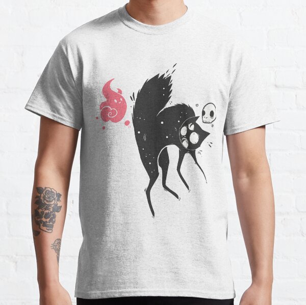 Creepy Cute Goth Black Cat Classic T-Shirt