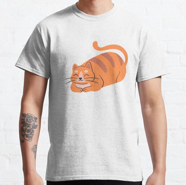 Orange Blob Cat - Tubby Ginger Tabby Classic T-Shirt