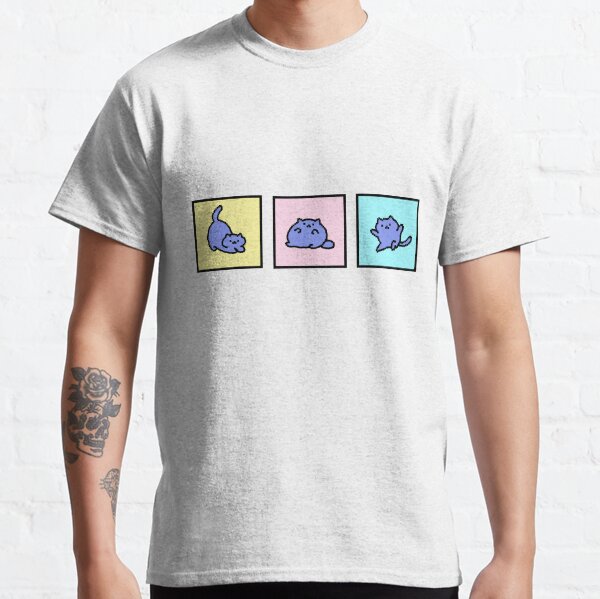 3 Cute Pixelated Cats Classic T-Shirt