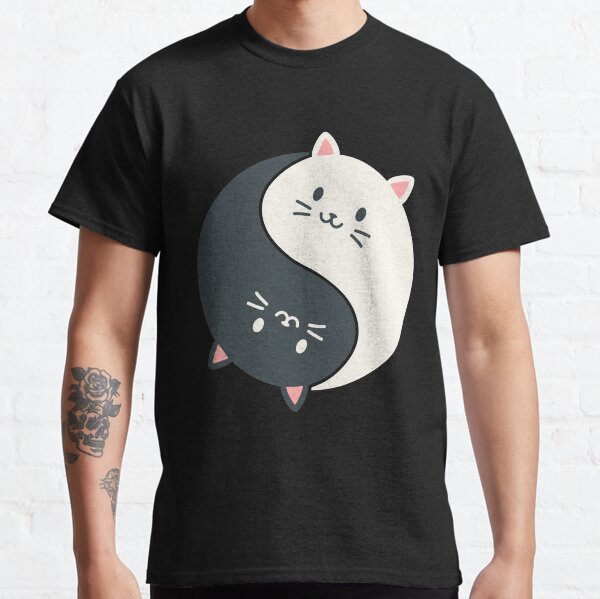 CAT Black and white Classic T-Shirt