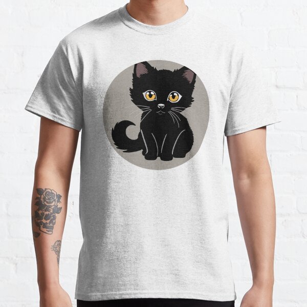 Cute black cat  Classic T-Shirt