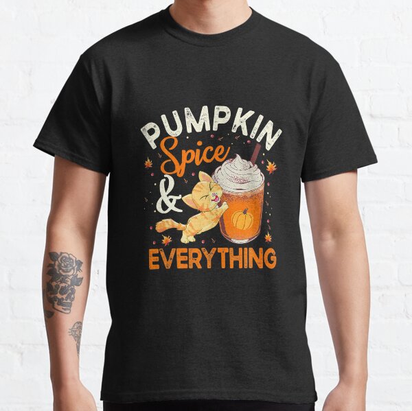 Pumpkin Spice Everything Cat Lover Classic T-Shirt