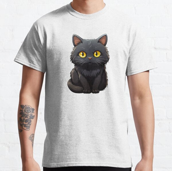 Cute Black Cat  Classic T-Shirt