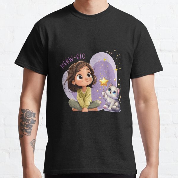 Adorable cat  Magic - Meowgic Meowwww! Classic T-Shirt