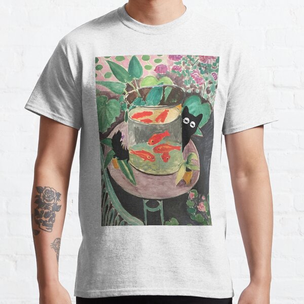 Matisse The Goldfish with Black Cat Classic T-Shirt