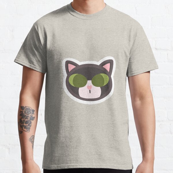 Green eyed tuxedo cat  Classic T-Shirt