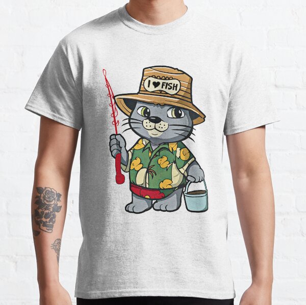 Cat Fisherman Classic T-Shirt