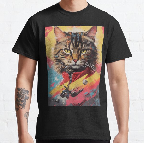 Cat in tracksuit Classic T-Shirt
