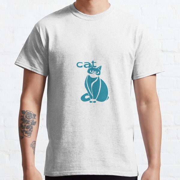 Cute green cat Classic T-Shirt