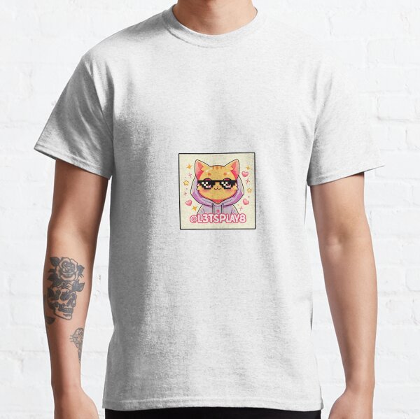 Cute Anime Cat Style Kawaii Classic T-Shirt