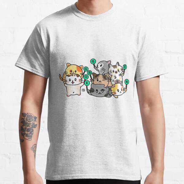 Cute cat campaign Go Green Classic T-Shirt